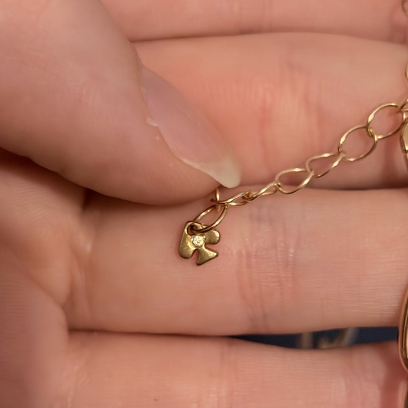 Kate Spade X Target Exclusive Gold Charm Necklace - Picture 2 of 7